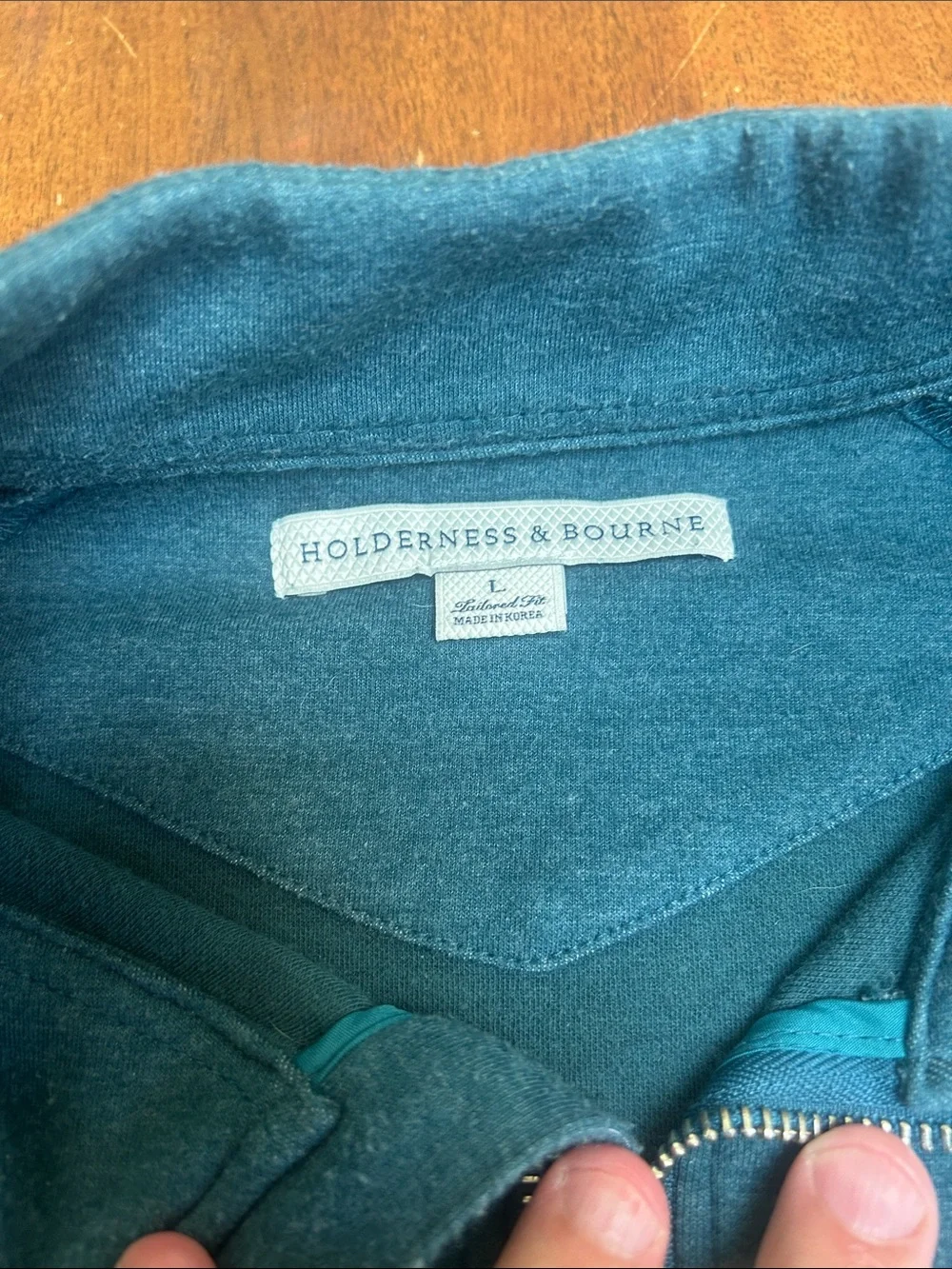 Holderness & Bourne Men's Half-Zip Sweater